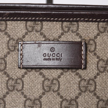 画像をギャラリービューアに読み込む, 極美品 GUCCI グッチ ハンドバッグ 211138 002123 GGスプリーム レザー ベージュ 中古 4a000211
