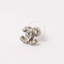 画像をギャラリービューアに読み込む, CHANEL シャネル ピアス イヤリング ココマーク ラインストーン メタル A12A刻印 重量約2.39g 美品 中古 4a005162