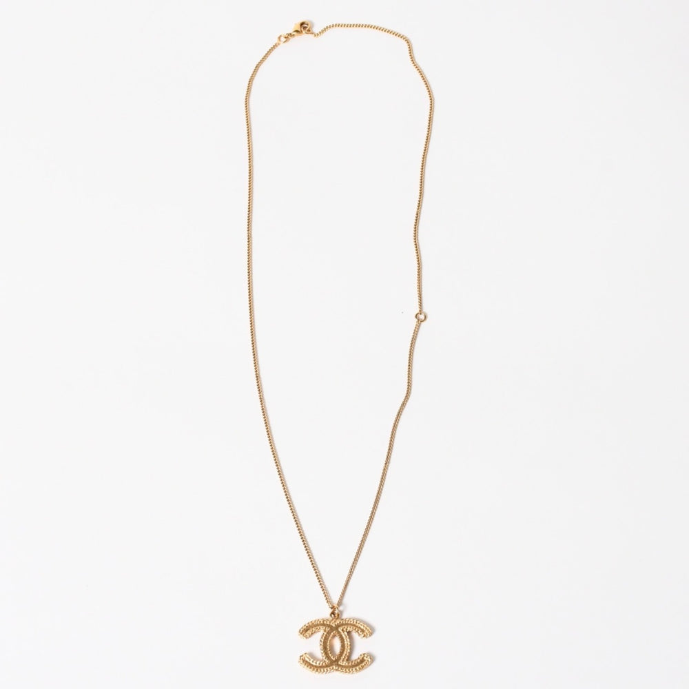 極美品 CHANEL シャネル Necklace ネックレス ココマーク ゴールド B11 A刻印 重量約11.21g 中古 4a005163