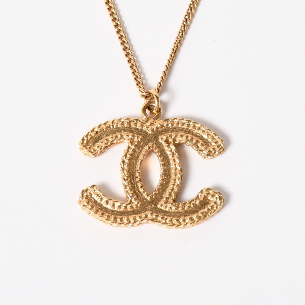 極美品 CHANEL シャネル Necklace ネックレス ココマーク ゴールド B11 A刻印 重量約11.21g 中古 4a005163