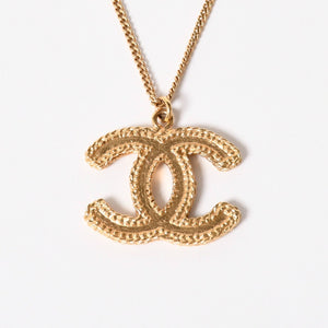 Very Good Condition CHANEL Necklace Necklace Coco Mark Gold B11 A Stamp Weight Approx. 11.21g Used 4a005163