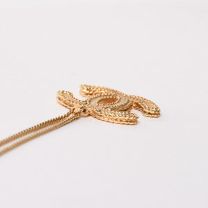 Very Good Condition CHANEL Necklace Necklace Coco Mark Gold B11 A Stamp Weight Approx. 11.21g Used 4a005163