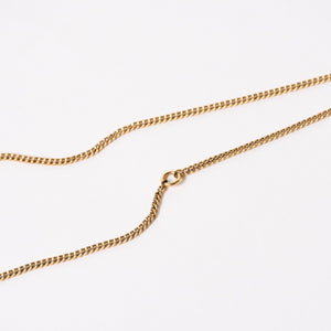 Very Good Condition CHANEL Necklace Necklace Coco Mark Gold B11 A Stamp Weight Approx. 11.21g Used 4a005163