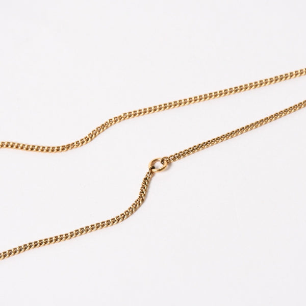 Very Good Condition CHANEL Necklace Necklace Coco Mark Gold B11 A Stamp Weight Approx. 11.21g Used 4a005163