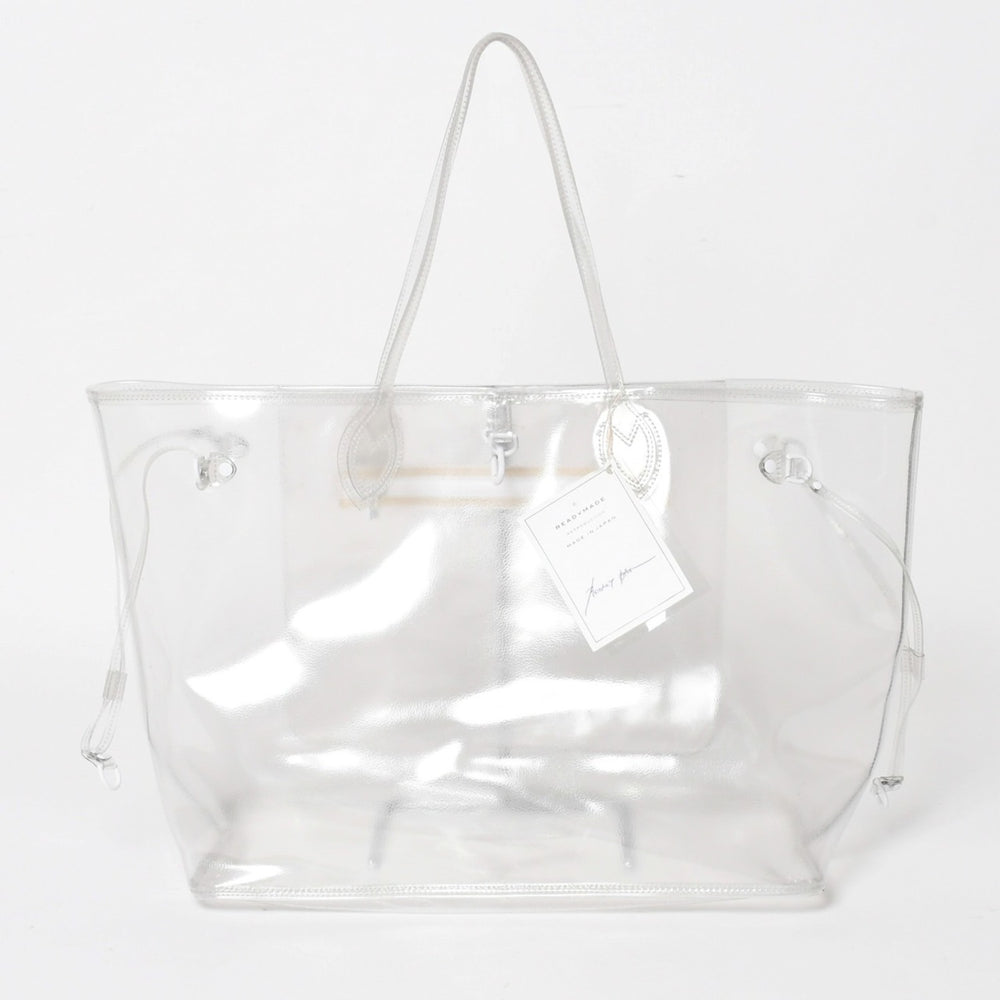新品未使用品 READY MADE レディメイド ポリエステルPVCクリアバッグ 日本製 クリア ポリエステル 中古 4a005221