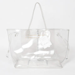 新品未使用品 READY MADE レディメイド ポリエステルPVCクリアバッグ 日本製 クリア ポリエステル 中古 4a005221
