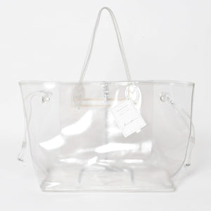 新品未使用品 READY MADE レディメイド ポリエステルPVCクリアバッグ 日本製 クリア ポリエステル 中古 4a005221