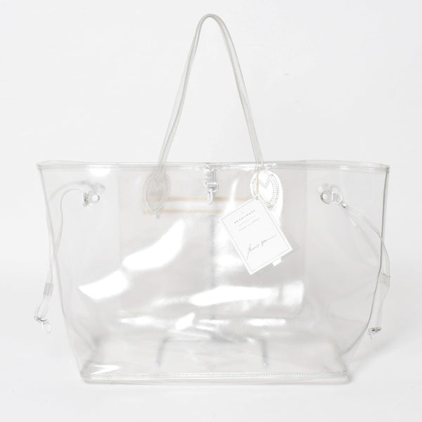 新品未使用品 READY MADE レディメイド ポリエステルPVCクリアバッグ 日本製 クリア ポリエステル 中古 4a005221