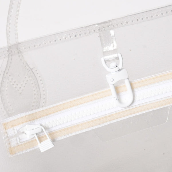 新品未使用品 READY MADE レディメイド ポリエステルPVCクリアバッグ 日本製 クリア ポリエステル 中古 4a005221