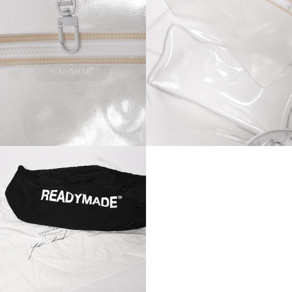 新品未使用品 READY MADE レディメイド ポリエステルPVCクリアバッグ 日本製 クリア ポリエステル 中古 4a005221