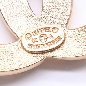 極美品 CHANEL シャネル ココマーク ピンブローチ 重量約9.16g 02A刻印 スタッズ GP メタル ゴールド 中古 4a005154