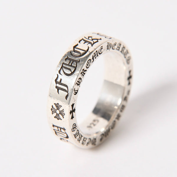 CHROME HEARTS クロムハーツ 6mm SPACER FUCK YOU 6mm スペーサーリング 指輪 重量約11.44g サイズ17号 美品 中古 4a005383