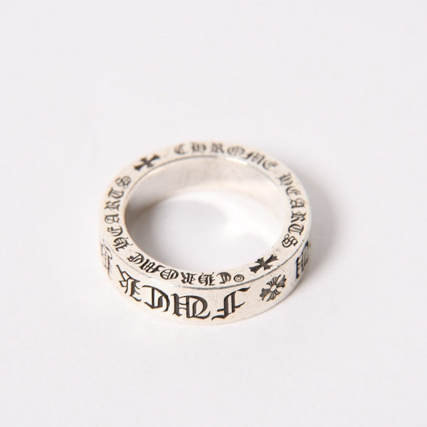 CHROME HEARTS クロムハーツ 6mm SPACER FUCK YOU 6mm スペーサーリング 指輪 重量約11.44g サイズ17号 美品 中古 4a005383