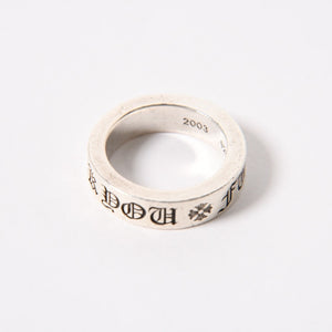 CHROME HEARTS クロムハーツ 6mm SPACER FUCK YOU 6mm スペーサーリング 指輪 重量約11.44g サイズ17号 美品 中古 4a005383