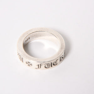CHROME HEARTS クロムハーツ 6mm SPACER FUCK YOU 6mm スペーサーリング 指輪 重量約11.44g サイズ17号 美品 中古 4a005383