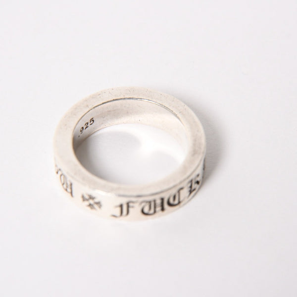 CHROME HEARTS クロムハーツ 6mm SPACER FUCK YOU 6mm スペーサーリング 指輪 重量約11.44g サイズ17号 美品 中古 4a005383