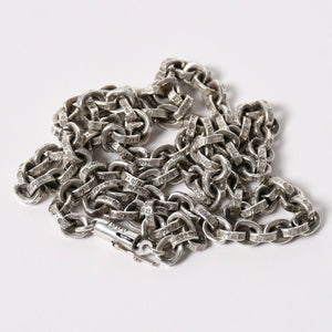 CHROME HEARTS クロムハーツ 18Inch PAPER CHAIN 18インチ ペーパーチェーン ネックレス 重量約36.85g 全長約47cm 美品 中古 4a005376
