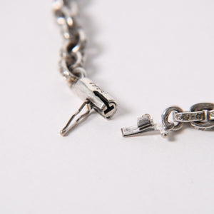 CHROME HEARTS クロムハーツ 18Inch PAPER CHAIN 18インチ ペーパーチェーン ネックレス 重量約36.85g 全長約47cm 美品 中古 4a005376