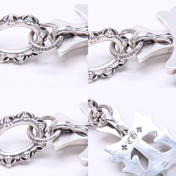 CHROME HEARTS クロムハーツ ラージ ペーパーチェーン ブレスレット 8インチ 重量約36.14g 全長約19cm シルバー925 美品 中古 4a007353