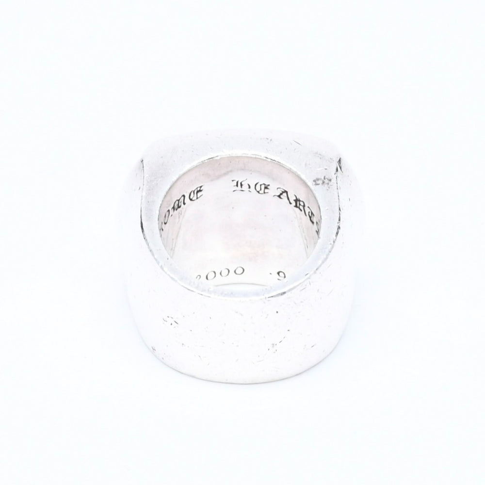CHROME HEARTS クロムハーツ BIG PJ PLANIN RIN ビッグPJプレーンリング 重量約42.34g サイズ10号 シルバー925 美品 中古 4a007349