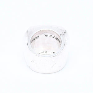 CHROME HEARTS クロムハーツ BIG PJ PLANIN RIN ビッグPJプレーンリング 重量約42.34g サイズ10号 シルバー925 美品 中古 4a007349