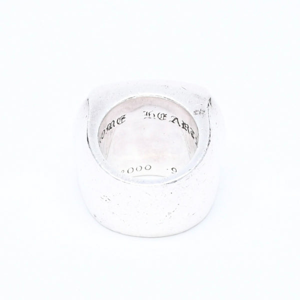 CHROME HEARTS クロムハーツ BIG PJ PLANIN RIN ビッグPJプレーンリング 重量約42.34g サイズ10号 シルバー925 美品 中古 4a007349