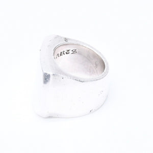 CHROME HEARTS クロムハーツ BIG PJ PLANIN RIN ビッグPJプレーンリング 重量約42.34g サイズ10号 シルバー925 美品 中古 4a007349
