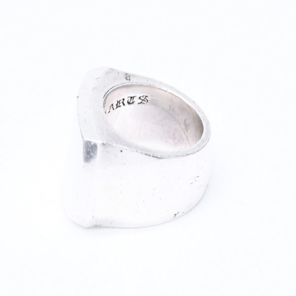 CHROME HEARTS クロムハーツ BIG PJ PLANIN RIN ビッグPJプレーンリング 重量約42.34g サイズ10号 シルバー925 美品 中古 4a007349