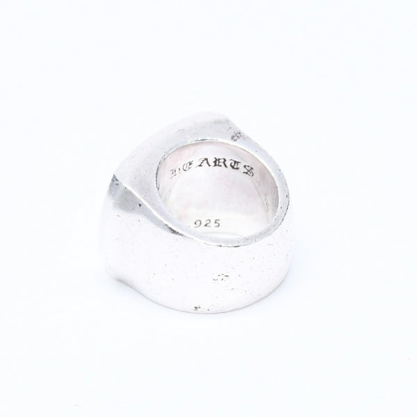 CHROME HEARTS クロムハーツ BIG PJ PLANIN RIN ビッグPJプレーンリング 重量約42.34g サイズ10号 シルバー925 美品 中古 4a007349