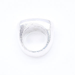 CHROME HEARTS クロムハーツ BIG PJ PLANIN RIN ビッグPJプレーンリング 重量約42.34g サイズ10号 シルバー925 美品 中古 4a007349