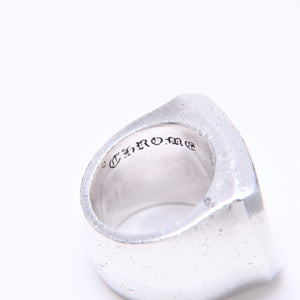 CHROME HEARTS クロムハーツ BIG PJ PLANIN RIN ビッグPJプレーンリング 重量約42.34g サイズ10号 シルバー925 美品 中古 4a007349