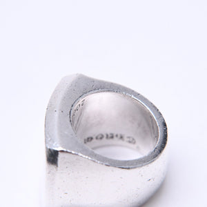 CHROME HEARTS クロムハーツ BIG PJ PLANIN RIN ビッグPJプレーンリング 重量約42.34g サイズ10号 シルバー925 美品 中古 4a007349