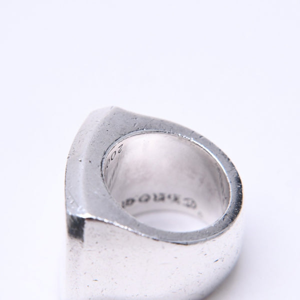CHROME HEARTS クロムハーツ BIG PJ PLANIN RIN ビッグPJプレーンリング 重量約42.34g サイズ10号 シルバー925 美品 中古 4a007349