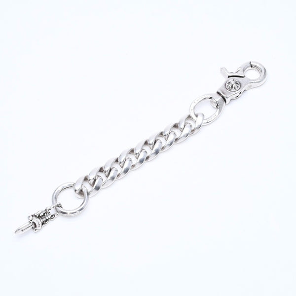 極美品 CHROME HEARTS クロムハーツ CLP CHN CLASSIC-L ロングクラシックリンク ダガーキーチェーン 8LINK 重量約88.19g シルバー925 中古 4a007346