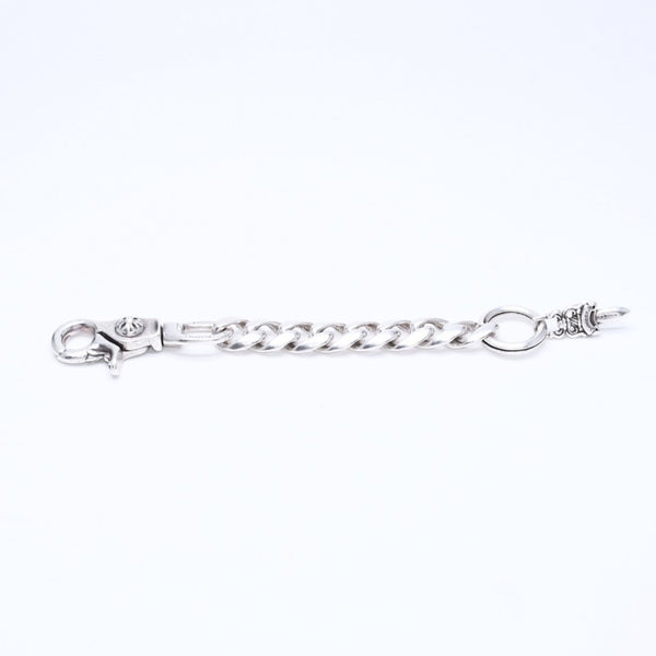 極美品 CHROME HEARTS クロムハーツ CLP CHN CLASSIC-L ロングクラシックリンク ダガーキーチェーン 8LINK 重量約88.19g シルバー925 中古 4a007346