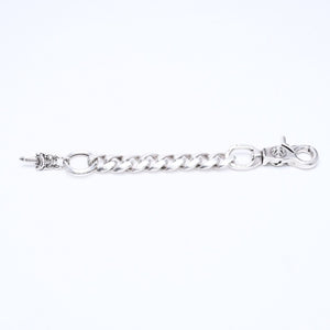 極美品 CHROME HEARTS クロムハーツ CLP CHN CLASSIC-L ロングクラシックリンク ダガーキーチェーン 8LINK 重量約88.19g シルバー925 中古 4a007346