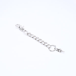 極美品 CHROME HEARTS クロムハーツ CLP CHN CLASSIC-L ロングクラシックリンク ダガーキーチェーン 8LINK 重量約88.19g シルバー925 中古 4a007346