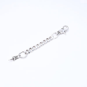 極美品 CHROME HEARTS クロムハーツ CLP CHN CLASSIC-L ロングクラシックリンク ダガーキーチェーン 8LINK 重量約88.19g シルバー925 中古 4a007346