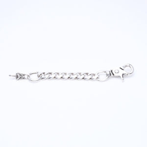 極美品 CHROME HEARTS クロムハーツ CLP CHN CLASSIC-L ロングクラシックリンク ダガーキーチェーン 8LINK 重量約88.19g シルバー925 中古 4a007346
