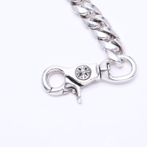 極美品 CHROME HEARTS クロムハーツ CLP CHN CLASSIC-L ロングクラシックリンク ダガーキーチェーン 8LINK 重量約88.19g シルバー925 中古 4a007346