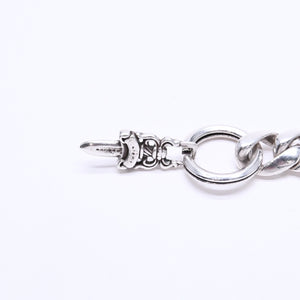 極美品 CHROME HEARTS クロムハーツ CLP CHN CLASSIC-L ロングクラシックリンク ダガーキーチェーン 8LINK 重量約88.19g シルバー925 中古 4a007346