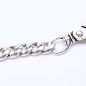 極美品 CHROME HEARTS クロムハーツ CLP CHN CLASSIC-L ロングクラシックリンク ダガーキーチェーン 8LINK 重量約88.19g シルバー925 中古 4a007346