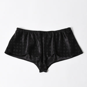 新品未使用品 CHROME HEARTS クロムハーツ シルクジャガード CHプラス シルクハーフパンツ ボクサーショーツ サイズXS 中古 4a005515