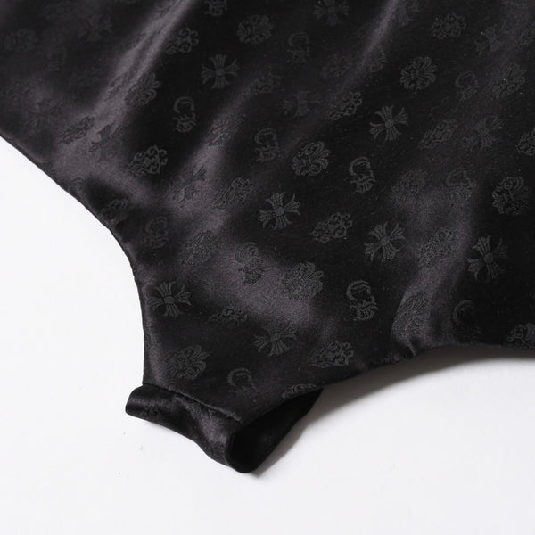 新品未使用品 CHROME HEARTS クロムハーツ シルクジャガード CHプラス シルクハーフパンツ ボクサーショーツ サイズXS 中古 4a005515