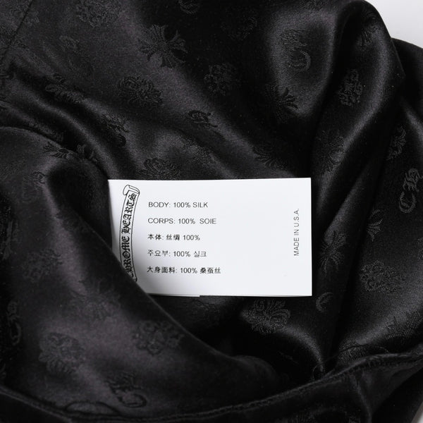 新品未使用品 CHROME HEARTS クロムハーツ シルクジャガード CHプラス シルクハーフパンツ ボクサーショーツ サイズXS 中古 4a005515