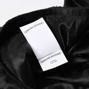 新品未使用品 CHROME HEARTS クロムハーツ シルクジャガード CHプラス シルクハーフパンツ ボクサーショーツ サイズXS 中古 4a005515