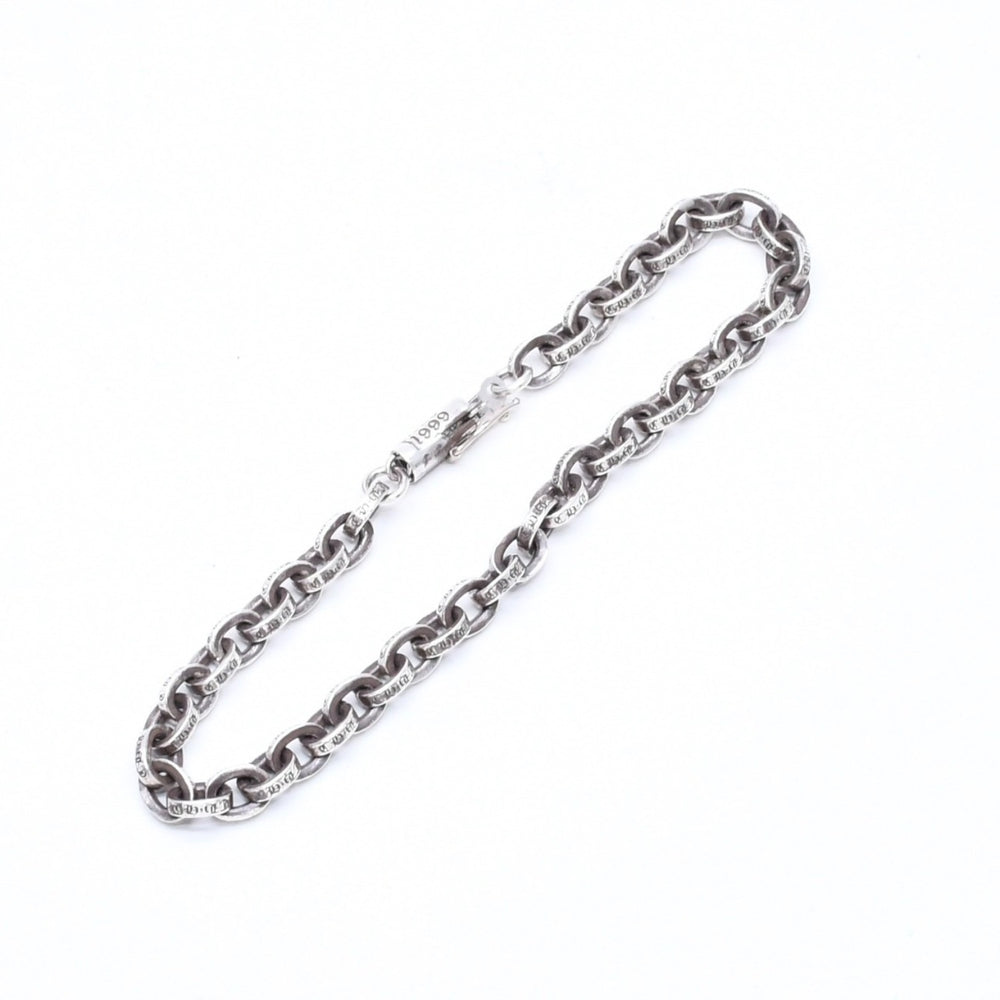 CHROME HEARTS クロムハーツ ラージ ペーパーチェーン ブレスレット 8インチ 重量約36.14g 全長約19cm シルバー925 美品 中古 4a007353