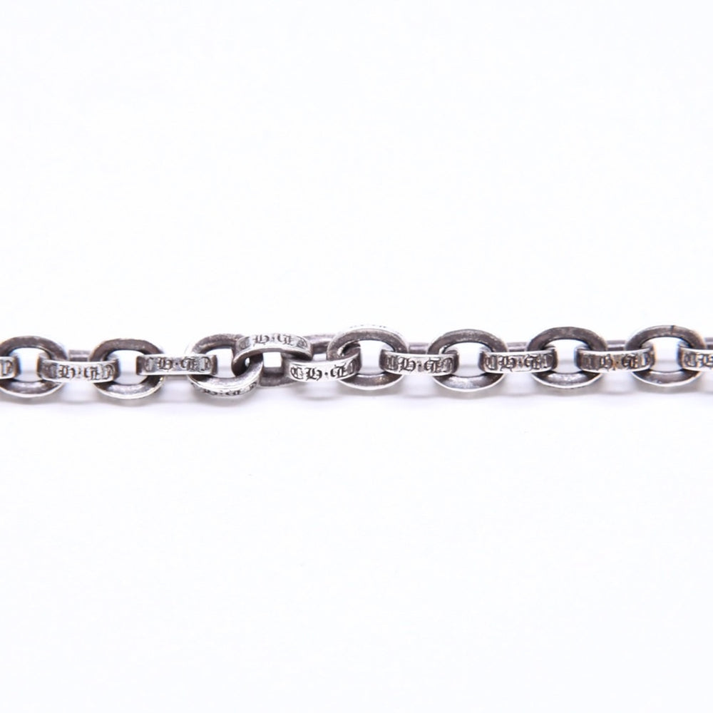 CHROME HEARTS クロムハーツ ラージ ペーパーチェーン ブレスレット 8インチ 重量約36.14g 全長約19cm シルバー925 美品 中古 4a007353