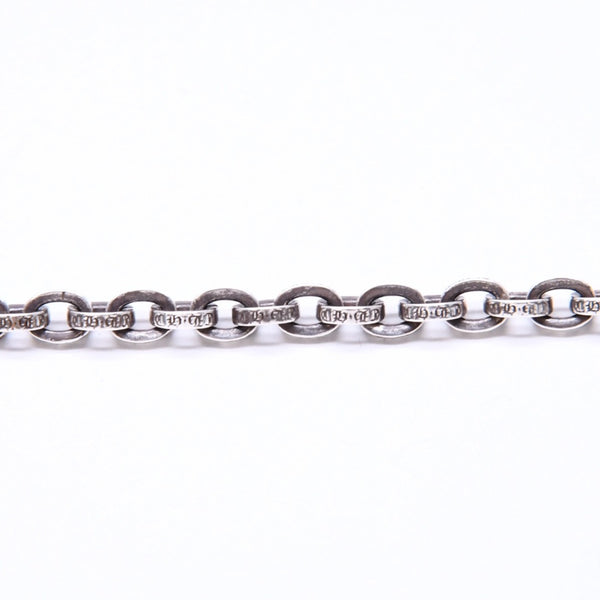CHROME HEARTS クロムハーツ ラージ ペーパーチェーン ブレスレット 8インチ 重量約36.14g 全長約19cm シルバー925 美品 中古 4a007353
