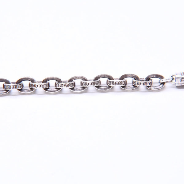 CHROME HEARTS クロムハーツ ラージ ペーパーチェーン ブレスレット 8インチ 重量約36.14g 全長約19cm シルバー925 美品 中古 4a007353